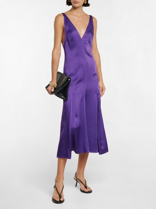 Victoria Beckham Dresses & Skirts - ISO: Victoria Beckham - Satin midi dress (NOT FOR SALE)